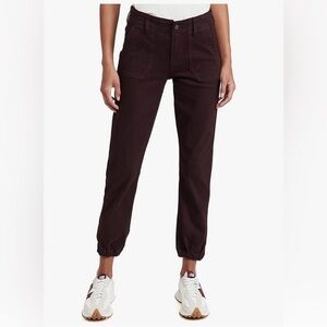 PAIGE Women's Mayslie Jogger in Vintage Black Cherry